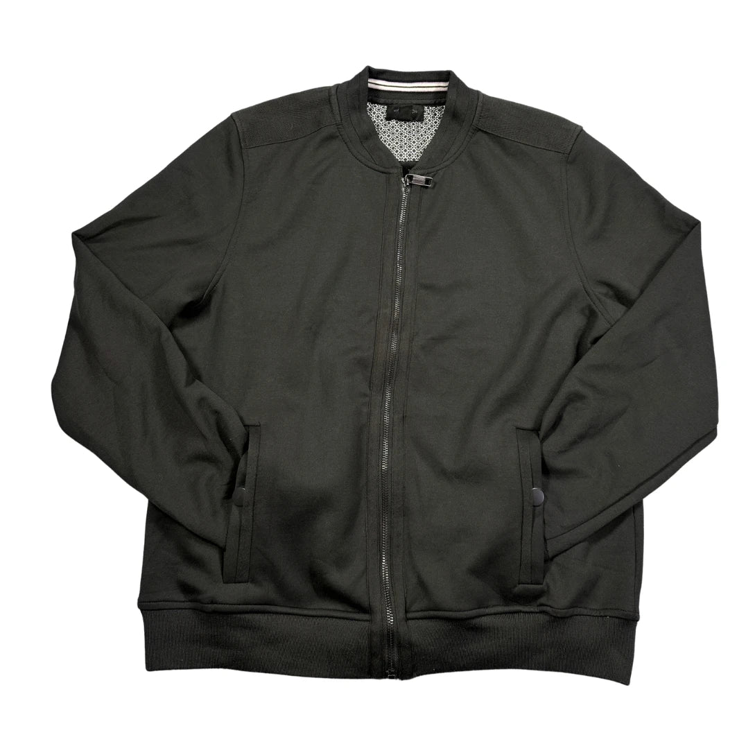 Magaschoni® Black Full Zip Jacket-S