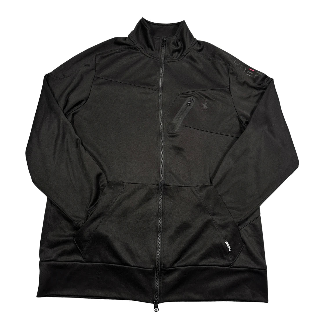 Spyder® Black Active Jacket Zippered-L