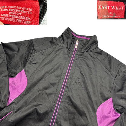 East West® Black Jacket Contrast-XL