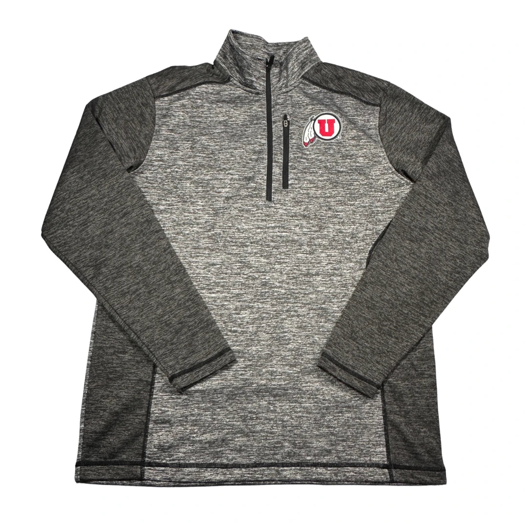 Captivating Apparel Grey Quarter Zip-M