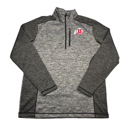 Captivating Apparel Grey Quarter Zip-M