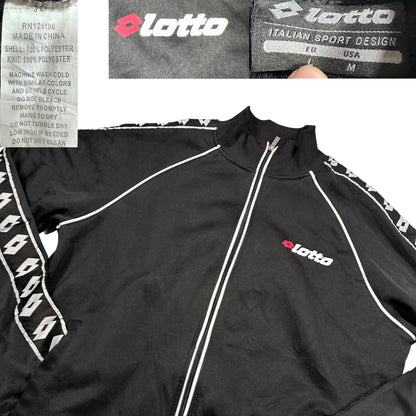Lotto® Black Track Jacket Classic-M