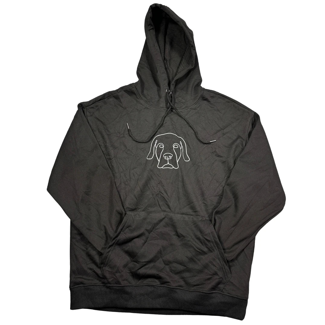 Unbranded Black Hoodie Graphic-L