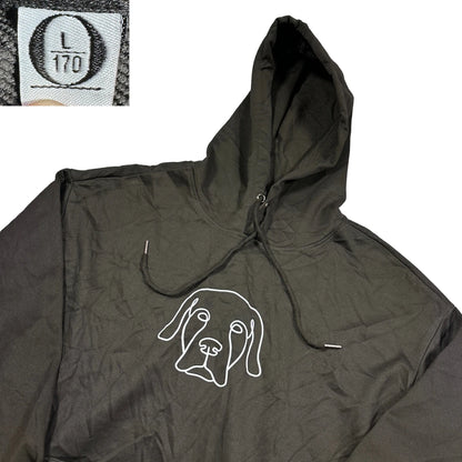 Unbranded Black Hoodie Graphic-L