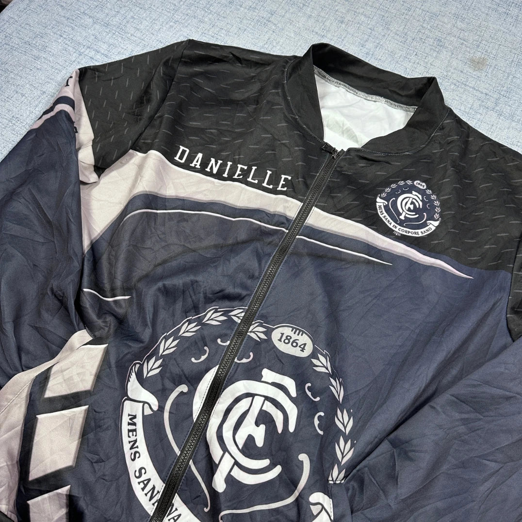 Unbranded Navy Carlton FC Fan Track Jacket-L