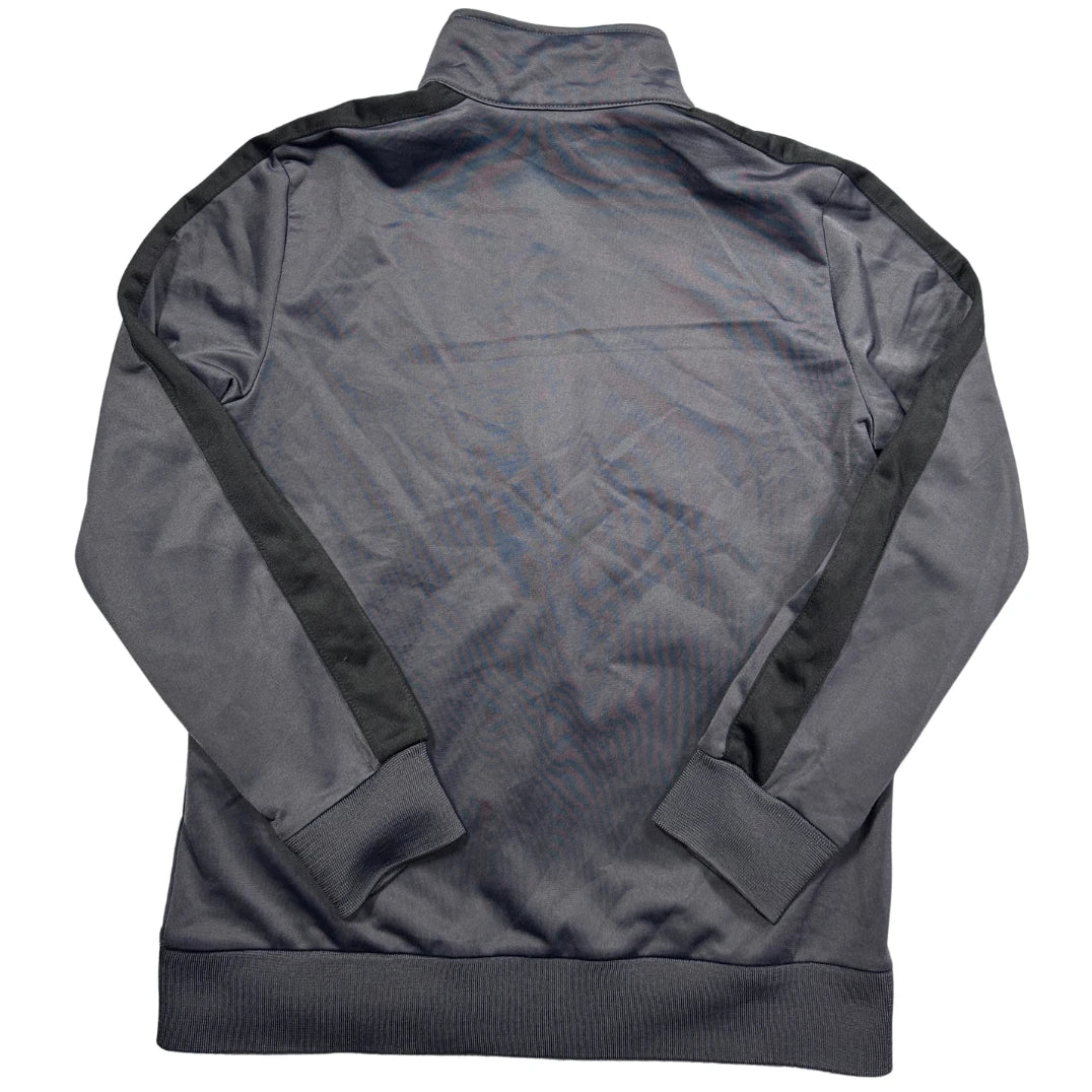 Sport-Tek® Grey Track Jacket Black Stripe-YM