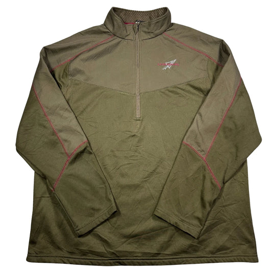 Legendary Whitetails® Olive Quarter Zip Pullover-L