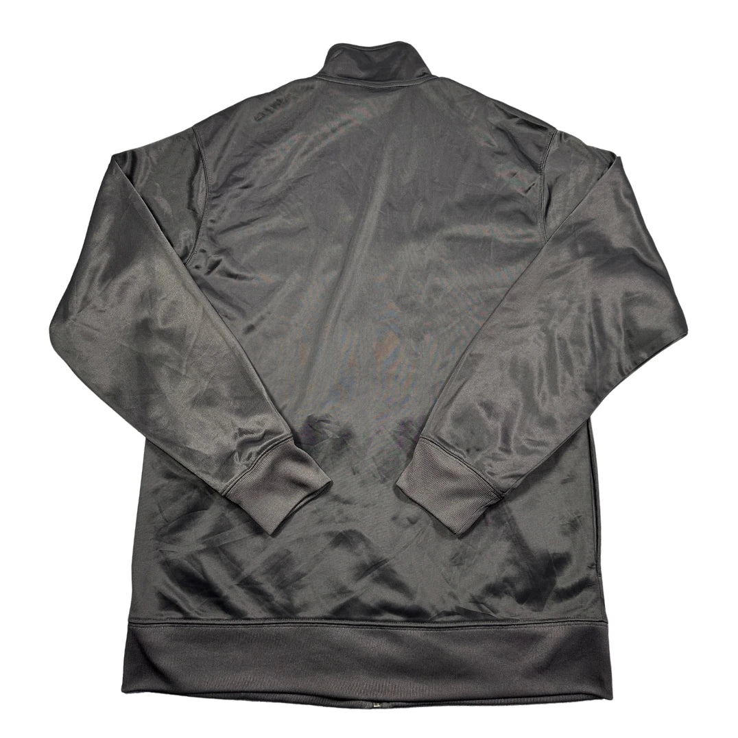 NordicTrack® Grey Track Jacket Black Chest Stripe-M