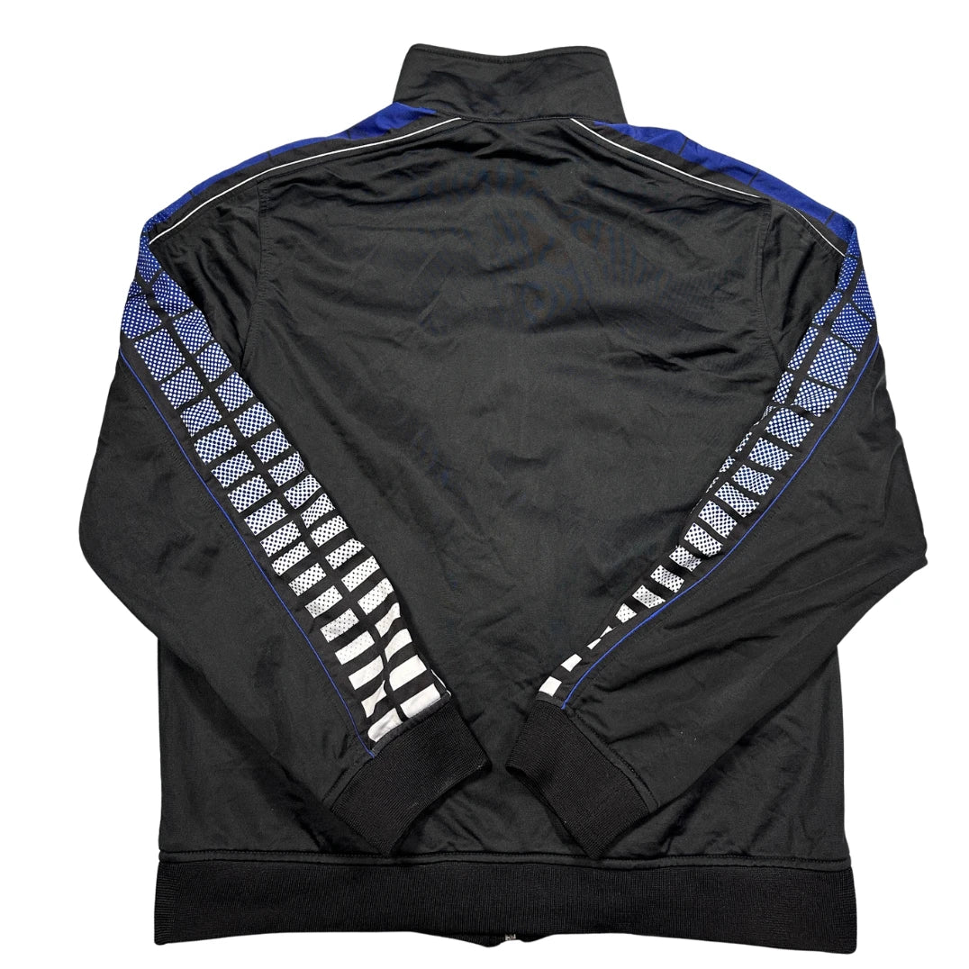 Sport-Tek® Black Royal Blue Track Jacket Checker Sleeve-M