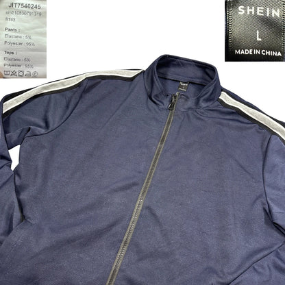 Thrift-and-treasures Navy Shoulder Stripe-L Jackets