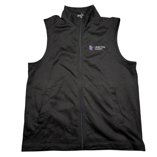 Unbranded Black Performance Full Zip Vest-M