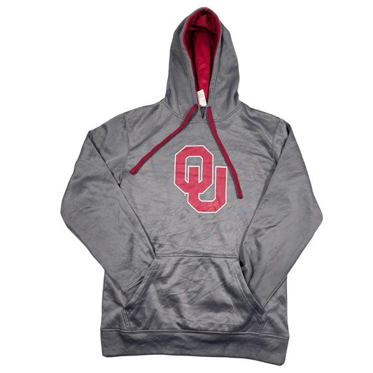 Thrift-and-treasures Grey Pullover Hoodie-S