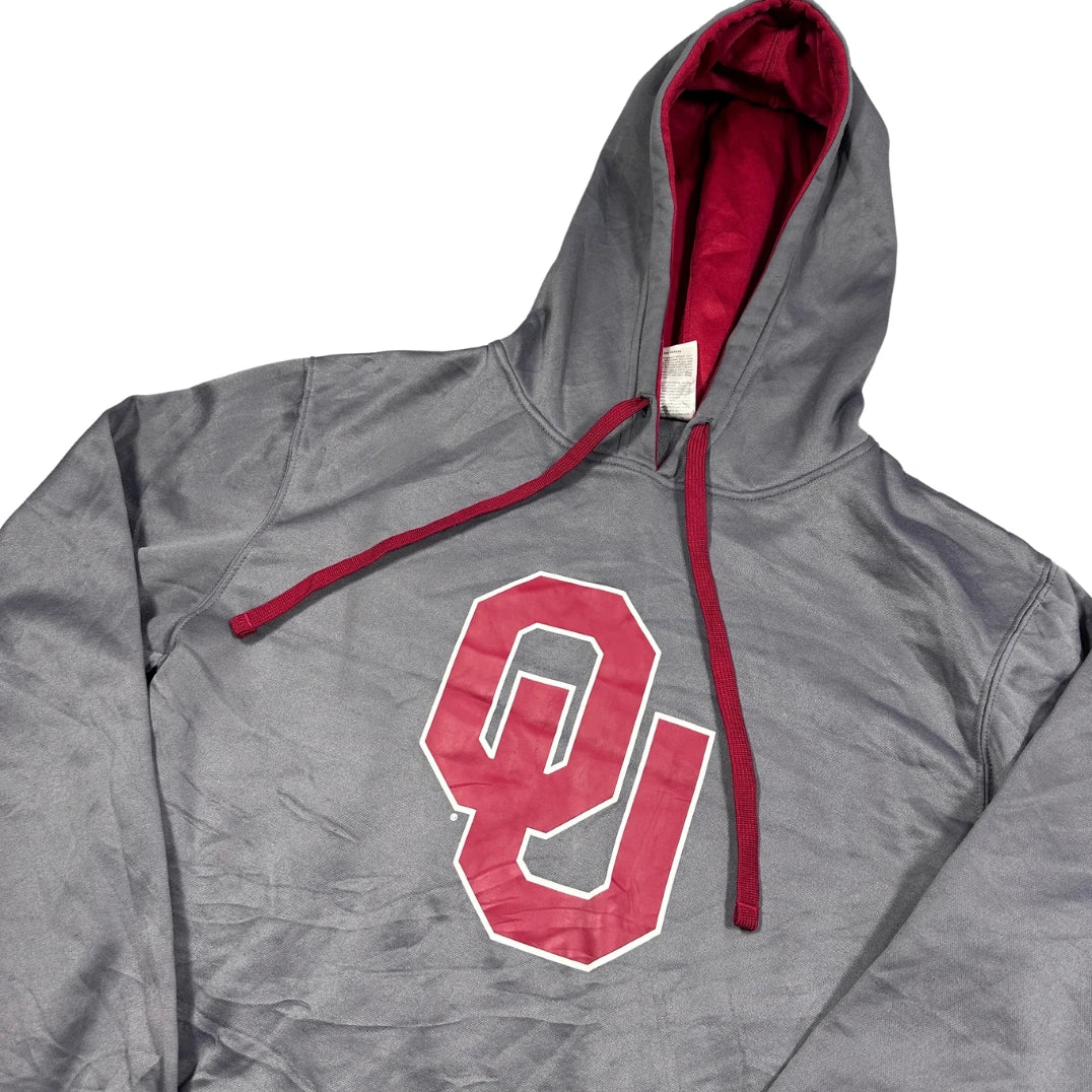 Thrift-and-treasures Grey Pullover Hoodie-S