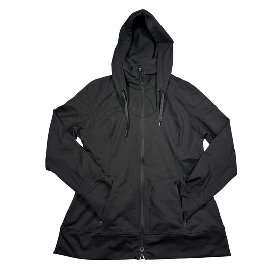 Zella® Black Full Zip Performance Hoodie Funnel Neck