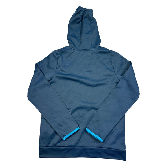 Under Armour® Navy Blue Big Logo Fleece Pullover Hoodie-YL