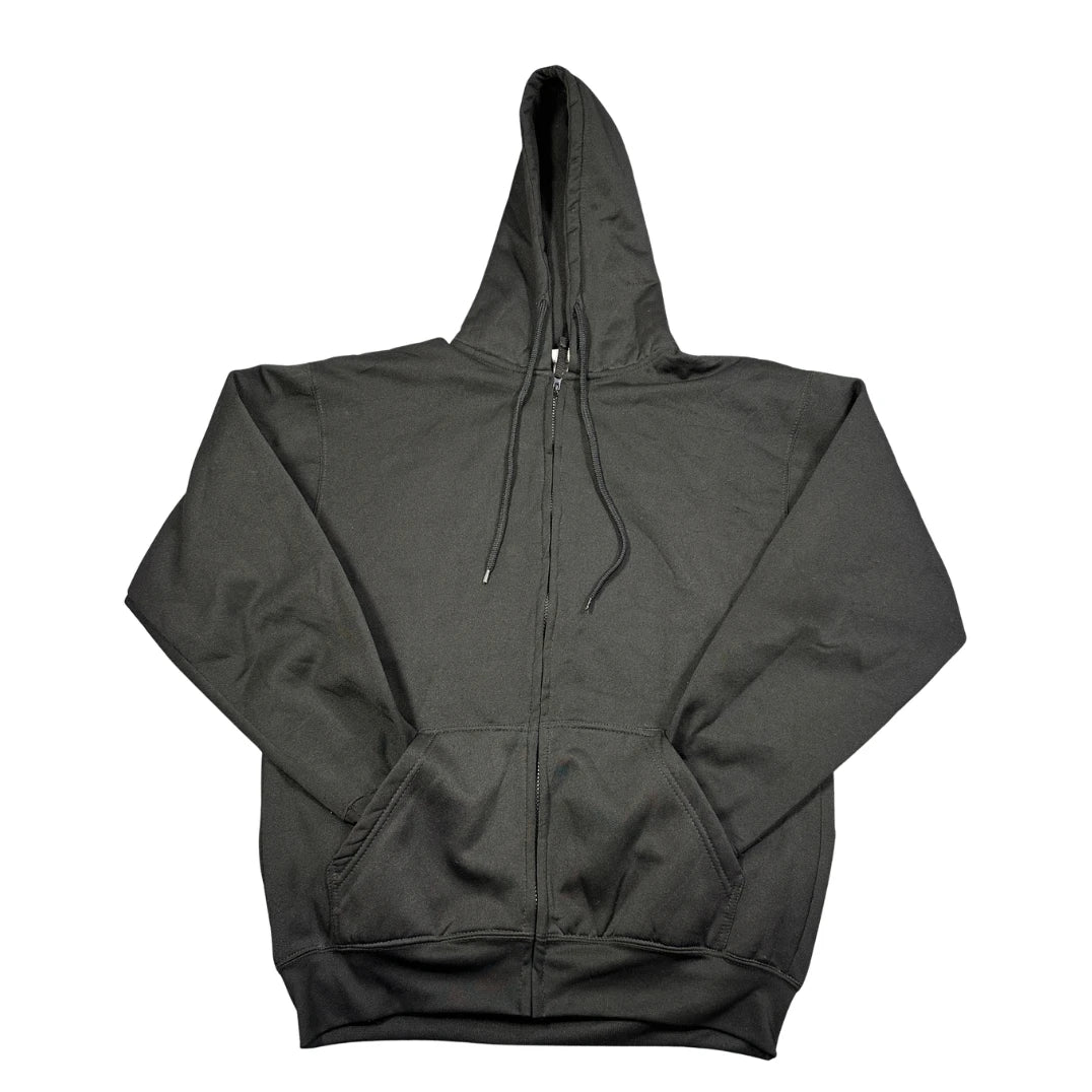 Thrift-and-treasures Black Zip Hoodie-M Hoodies