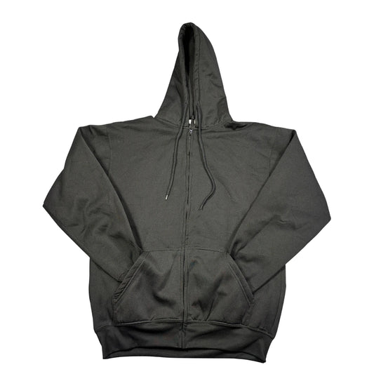 Thrift-and-treasures Black Zip Hoodie-M Hoodies