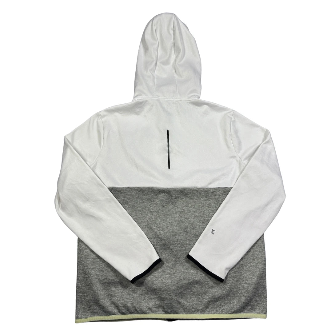 Xersion® White Grey Fleece Hoodie-M