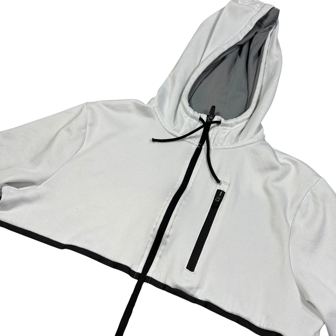 Xersion® White Grey Fleece Hoodie-M