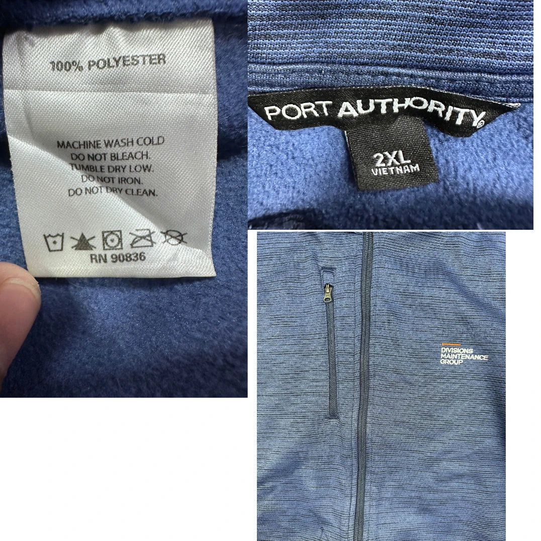 Thrift-and-treasures Blue Zip Jacket-2XL Port Authority