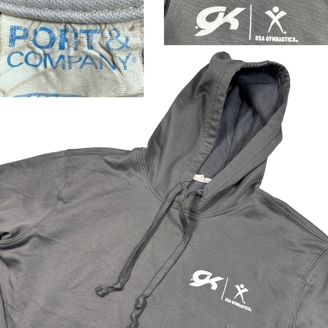 GK Grey Gymnastics Hoodie-M Hoodies