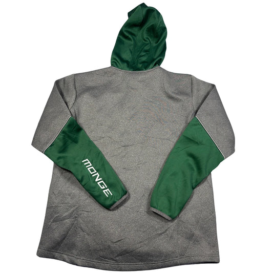 Xgain® Grey Green Half Zip Hoodie Performance Fleece-M