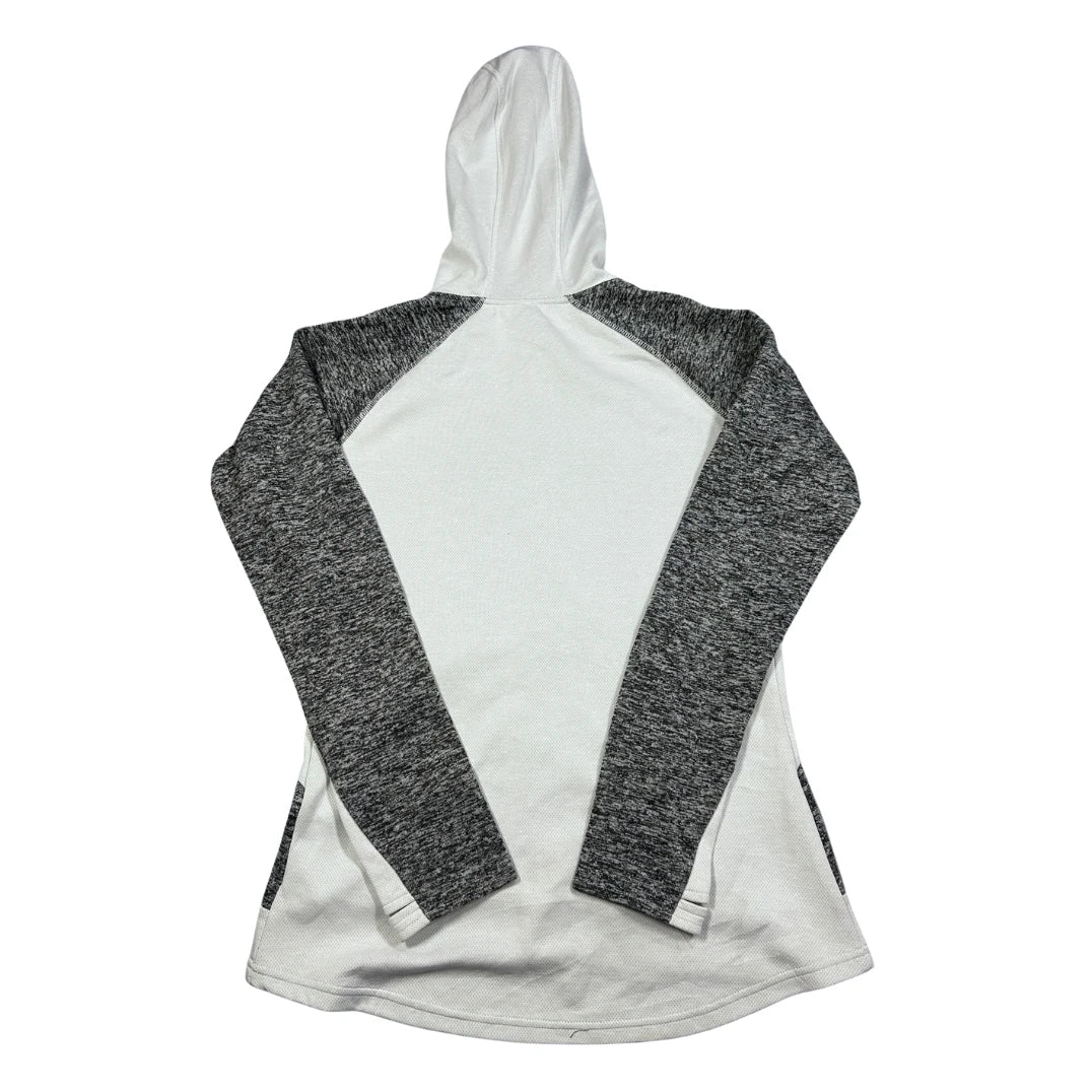 ASICS White Colorblock Performance-L Hoodie