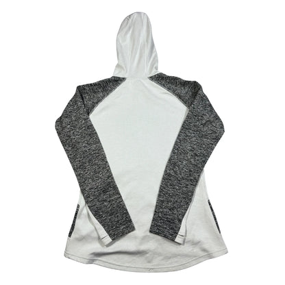 ASICS White Colorblock Performance-L Hoodie