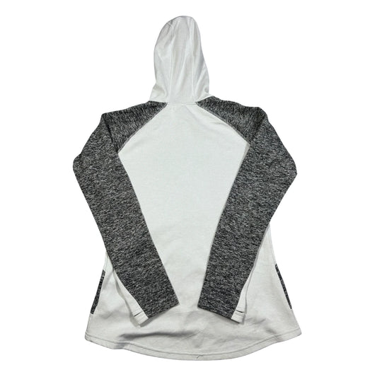 ASICS White Colorblock Performance-L Hoodie