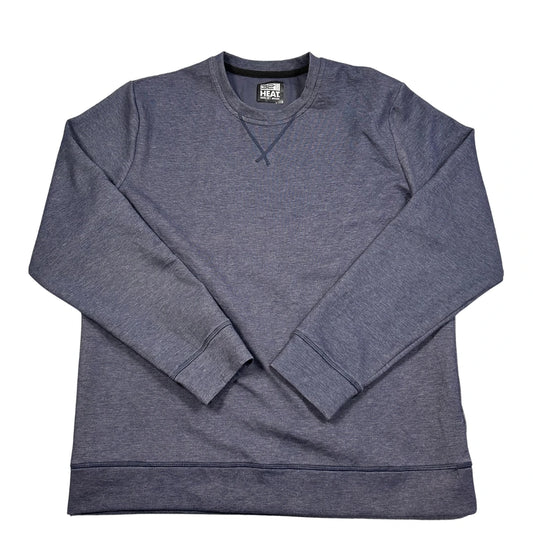 32 Degrees Heat Navy Crewneck Sweatshirt-M Sweatshirts