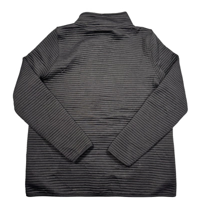 Vogo® Charcoal Ribbed Zip Jacket-M