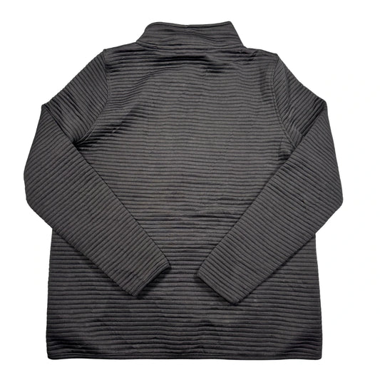 Vogo® Charcoal Ribbed Zip Jacket-M