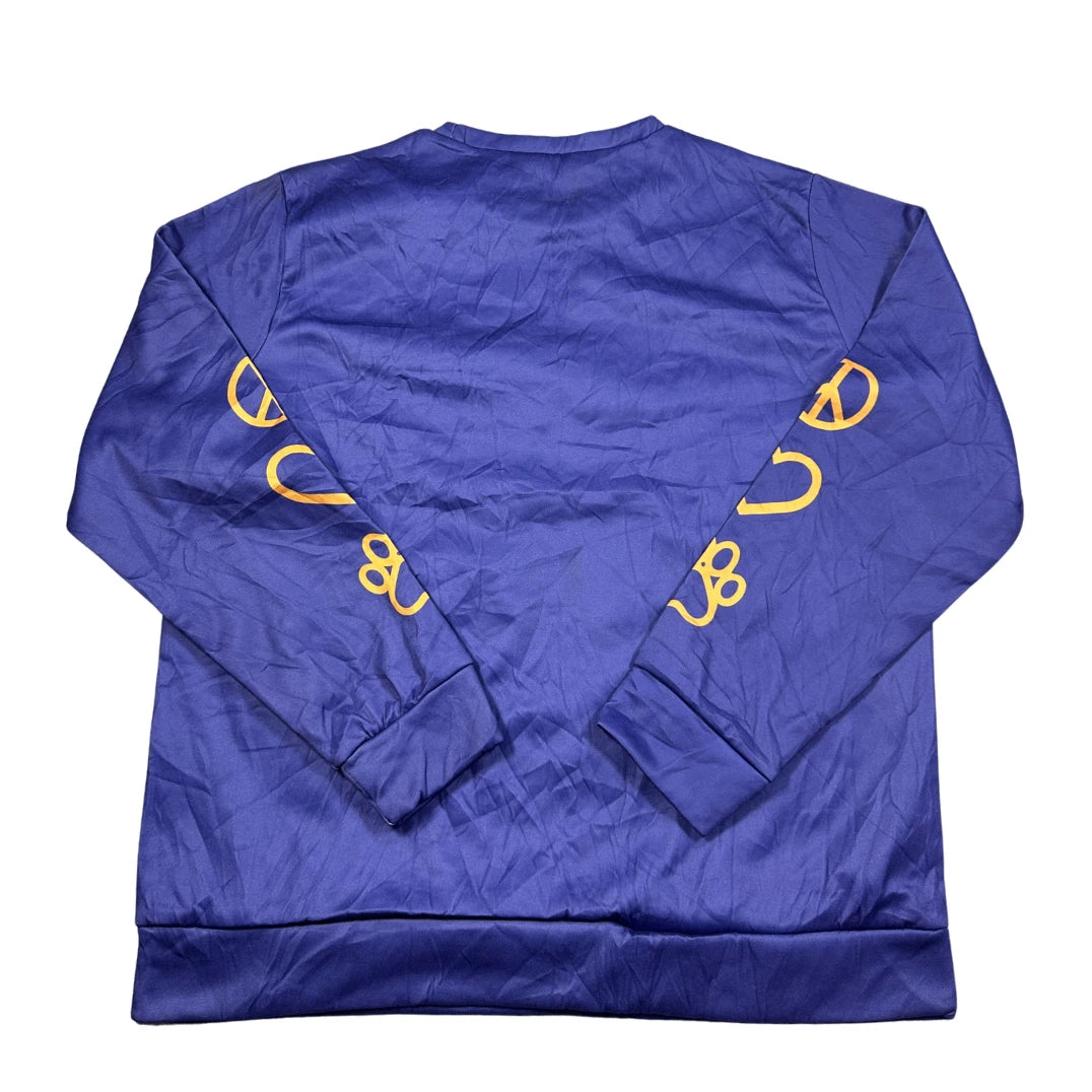 Unbranded Blue Peace Graphic Shirt-L