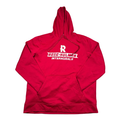 Port and Company Red Graphic Hoodie-L Hoodies