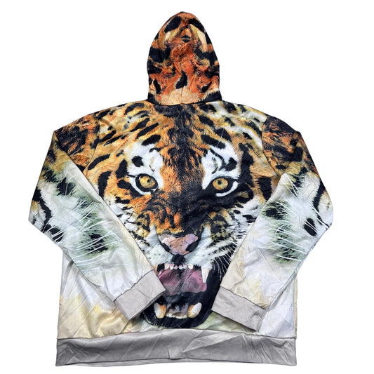 Unbranded Multicolor Tiger Graphic Hoodie-2XL