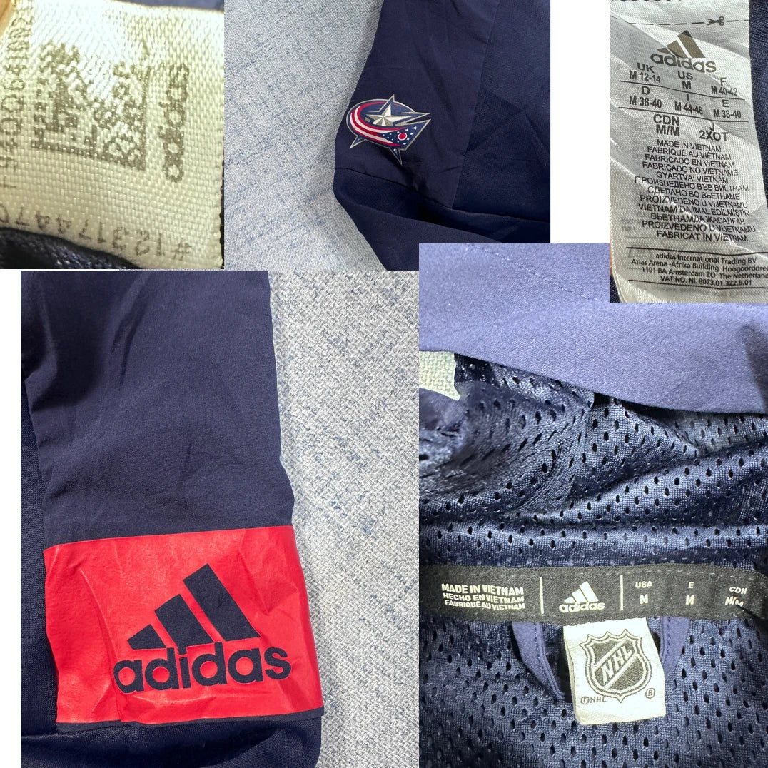 Adidas Blue Zip Hoodie-M Hoodies