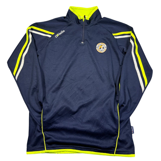 O Neills Navy Quarter Zip-S Jacket