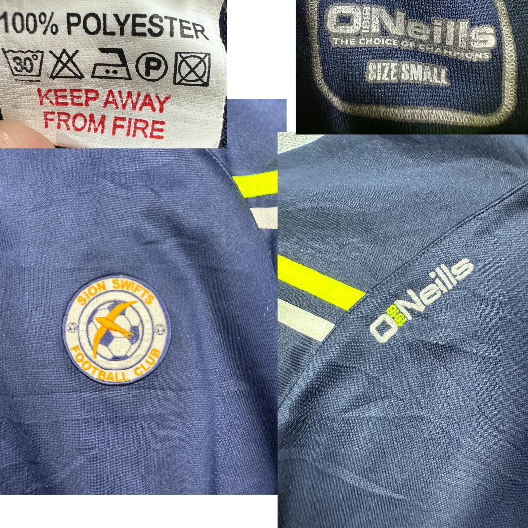 O Neills Navy Quarter Zip-S Jacket