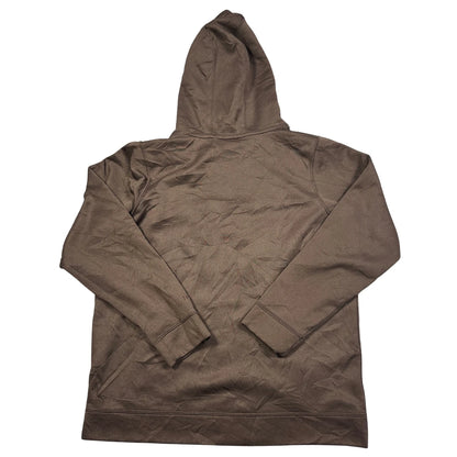 Under Armour® Brown Storm Antler Logo Pullover Hoodie-Youth L