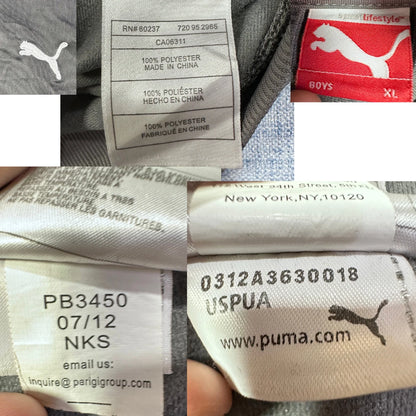 Puma White Kids' Jacket-Boys XL Jackets