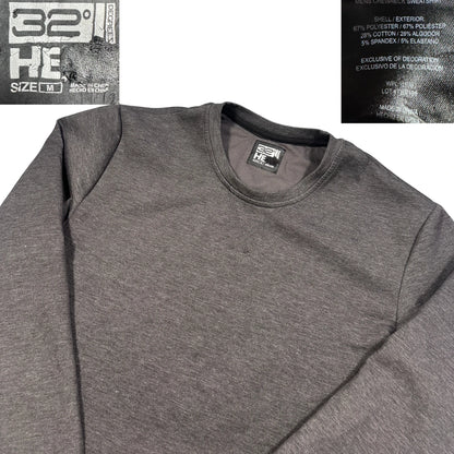 32 Degrees Charcoal Crewneck Sweatshirt-M Sweatshirts