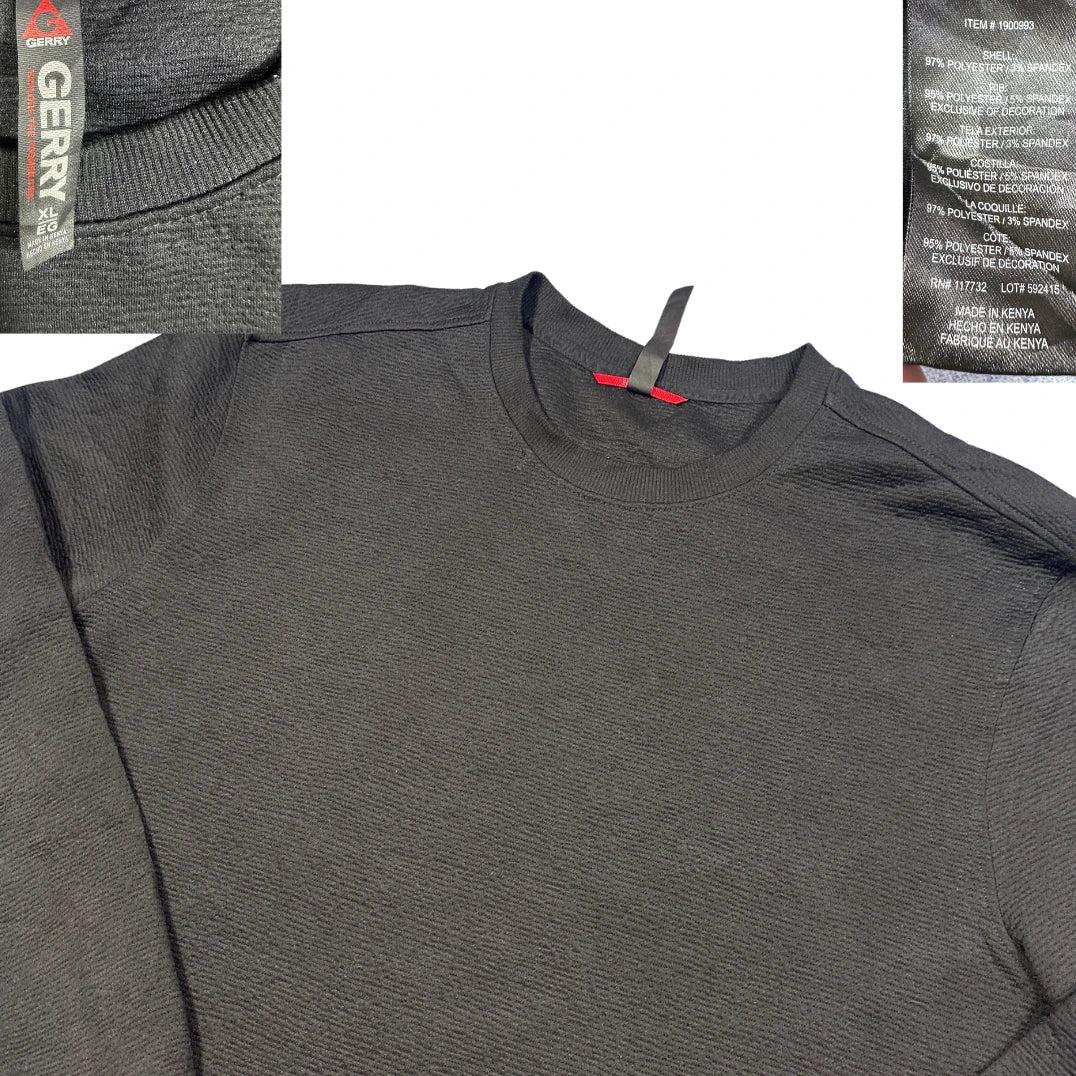 Gerry Black Crewneck Sweatshirt-XL Sweatshirts