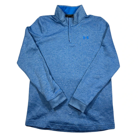 Under Armour® Blue Heather ColdGear Storm Sweater Fleece Quarter Zip-S
