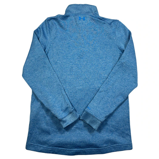 Under Armour® Blue Heather ColdGear Storm Sweater Fleece Quarter Zip-S