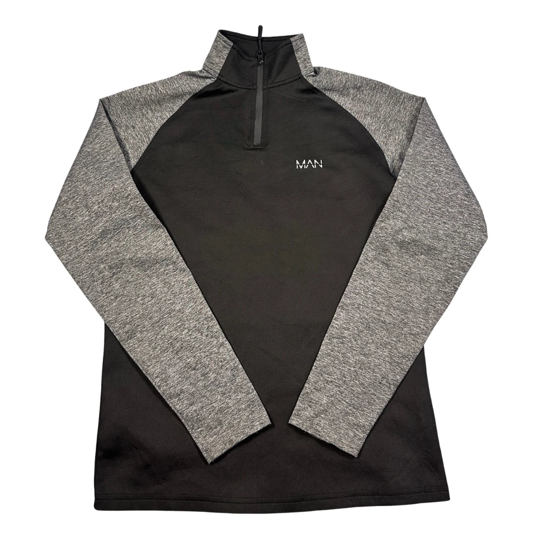 BoohooMAN Black Training Top-XS Jacket