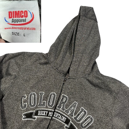 Dimco Apparel® Grey Colorado Zip Hoodie-YL