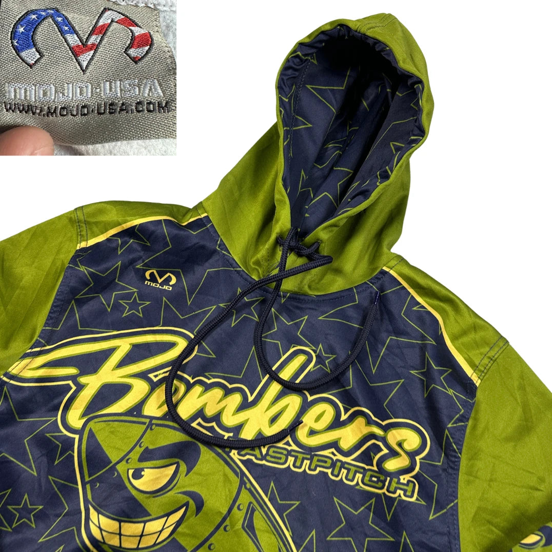 Mojo USA® Green Graphic Hoodie-S