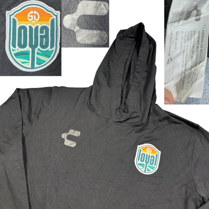 Unbranded Black Club Logo Hoodie-L