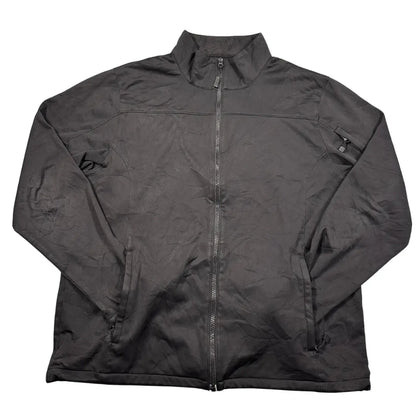 Walter Hagen® Black Softshell Zip Jacket-L
