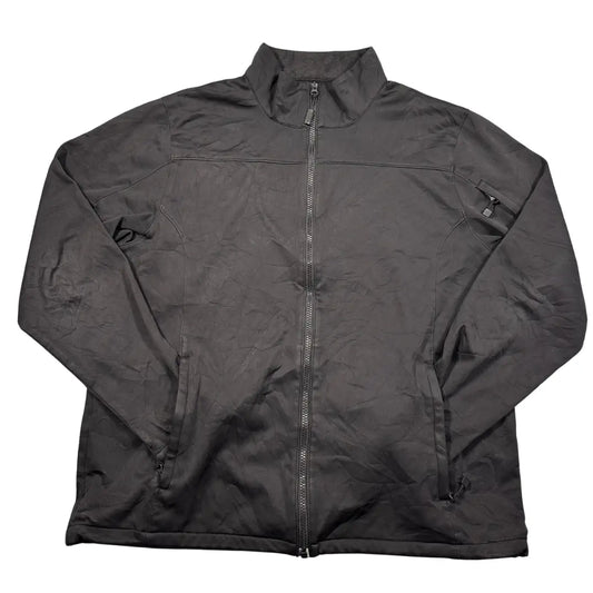 Walter Hagen® Black Softshell Zip Jacket-L